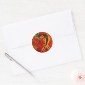 Kokopelli Phat Dyes Tie Dyes Ronde Sticker (Envelop)