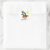 Kokopelli Pony Ronde Sticker (Tas)
