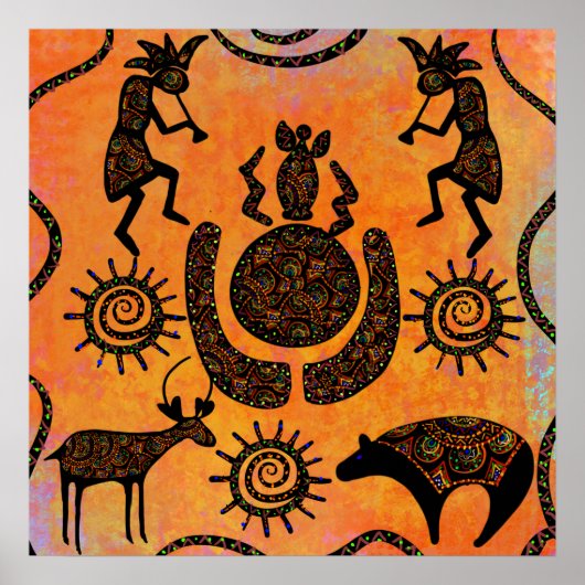 KOKOPELLI  POSTER (Voorkant)