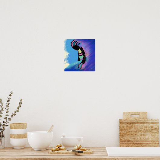 Kokopelli Poster (Keuken)