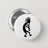 Kokopelli-producten en -Design! Ronde Button 5,7 Cm (Voorkant /achterkant)