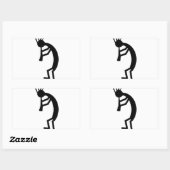 Kokopelli Rechthoekige Sticker (Vel)