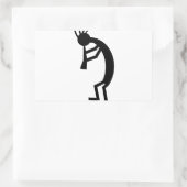 Kokopelli Rechthoekige Sticker (Tas)