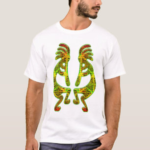 Kokopelli Rock Art: Moderne Kokopelli T-shirt