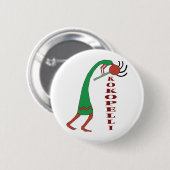 kokopelli ronde button 5,7 cm (Voorkant /achterkant)