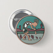 kokopelli ronde button 5,7 cm (Voorkant /achterkant)