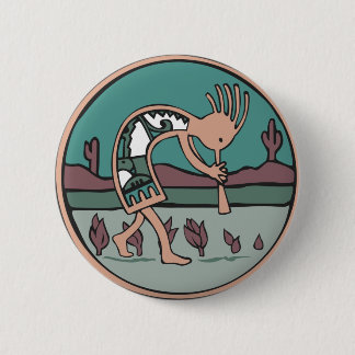 kokopelli ronde button 5,7 cm