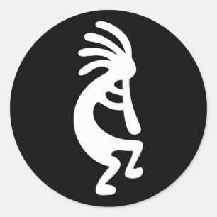 Kokopelli Ronde Sticker