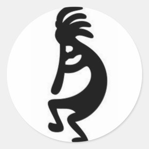 Kokopelli Ronde Sticker