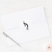 Kokopelli Ronde Sticker (Envelop)
