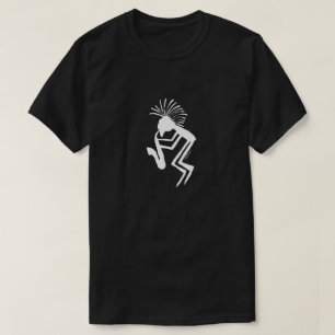 Kokopelli Saxaphone Player Petroglyph T-shirt