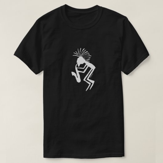 Kokopelli Saxaphone Player Petroglyph T-shirt (Design voorkant)