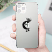 Kokopelli Silhouette Crafting 2" Vinyl Sticker (Telefoon)