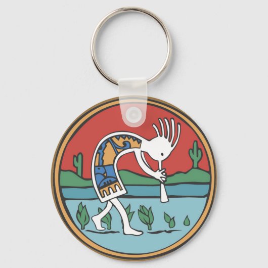 Kokopelli Sleutelhanger (Voorkant)