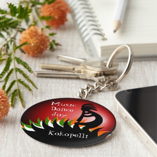 Kokopelli Sleutelhanger (Zijkant)