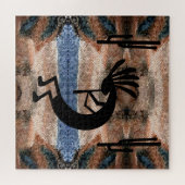 Kokopelli Southwest Desert Mosaic 20 x 20 inch Legpuzzel (Horizontaal)