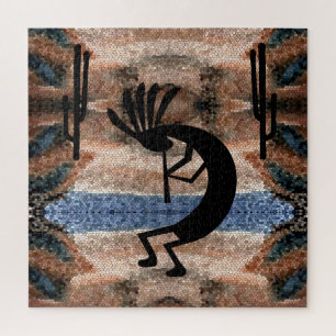 Kokopelli Southwest Desert Mosaic 20 x 20 inch Legpuzzel