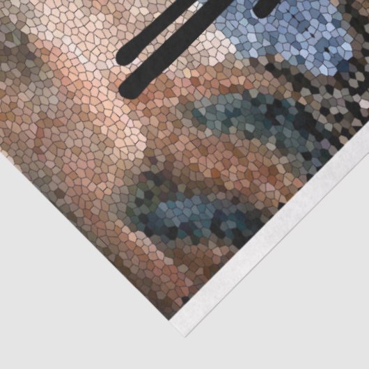 Kokopelli Southwest Desert Mosaic 2 Tissuepapier (Detail)