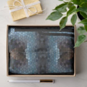 Kokopelli Southwest Desert Mosaic Blauwgroen ontko Tissuepapier (Geschenk)