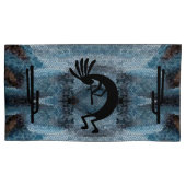 Kokopelli Southwest Desert Mosaic Blue King Set Kussensloop (Voorkant-Links)