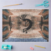 Kokopelli Southwest Desert Mosaic Decoupage Tissuepapier (Craft)