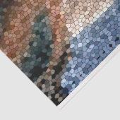 Kokopelli Southwest Desert Mosaic Decoupage Tissuepapier (Detail)