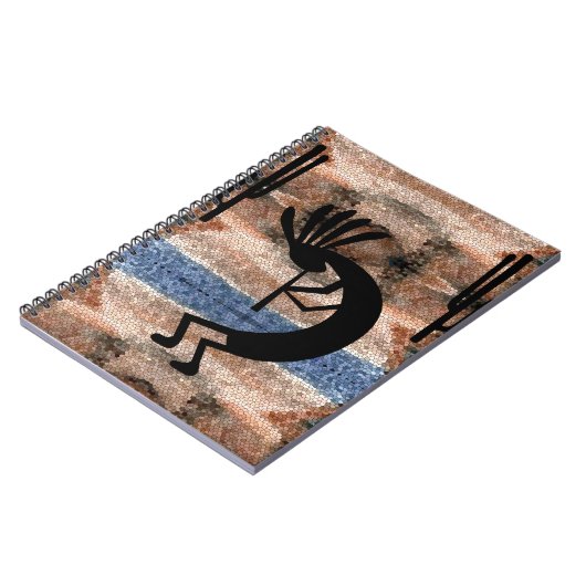 Kokopelli Southwest Desert Mosaic Notitieboek (Linkerzijde)