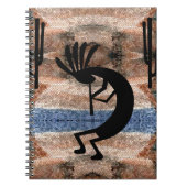 Kokopelli Southwest Desert Mosaic Notitieboek (Voorkant)