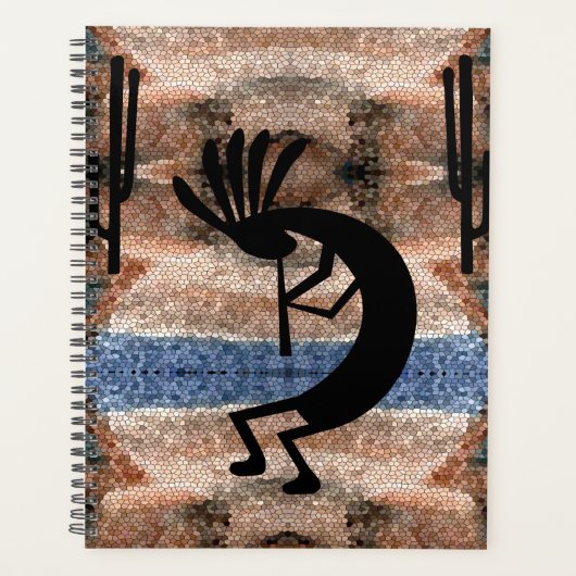 Kokopelli Southwest Desert Mosaic Planner (Voorkant)