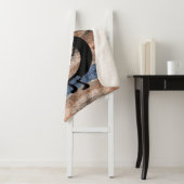 Kokopelli Southwest Desert Mosaic Small Sherpa Deken (In situ)