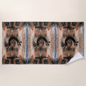 Kokopelli Southwest Desert Mosaic Strandlaken (Voorkant)