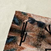 Kokopelli Southwest Desert Mosaic Strandlaken (In situ)