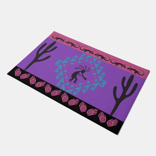 Kokopelli Southwest Doormat Deurmat (Schuin)