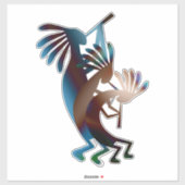 Kokopelli Southwest Music 14-inch Sticker (Vel)
