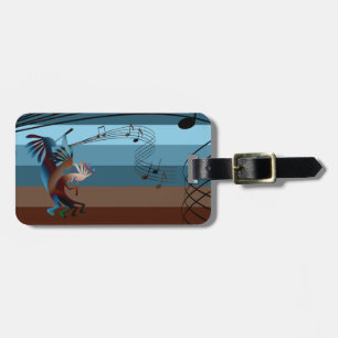 Kokopelli Southwest Music Bagagelabel