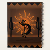 Kokopelli Southwest Rutic Brown Planner (Achterkant)
