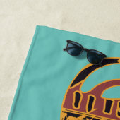 Kokopelli Southwestern Beach Towel Strandlaken (In situ)