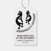 Kokopelli Southwestern Custom Small Business Cadeaulabel (Voorkant)