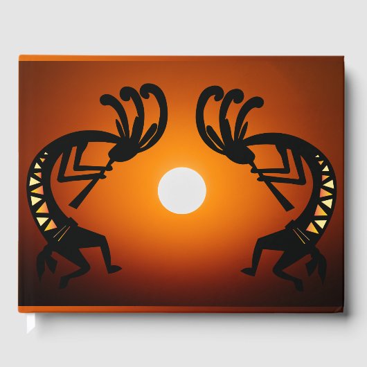 Kokopelli Southwestern Sun Gastenboek (Voorkant)