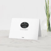 Kokopelli speelt de flank feestdagen kaart (Achterkant)