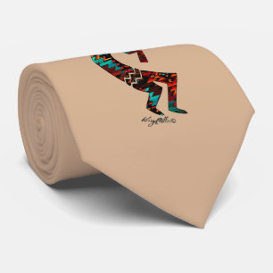 Kokopelli speelt de flank stropdas