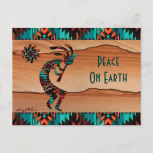 KOKOPELLI SPEELT DE VLUCHT UIT BRIEFKAART