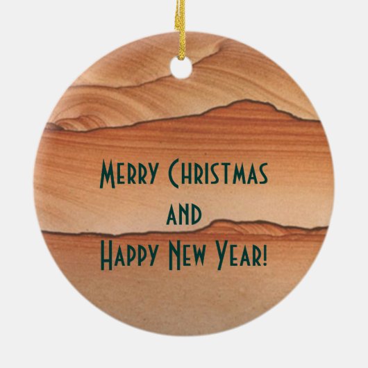 KOKOPELLI SPEELT DE VLUCHT UIT KERAMISCH ORNAMENT (Achterkant)