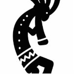 Kokopelli Staand Fotobeeldje<br><div class="desc">Kokopelli</div>