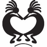 Kokopelli Staand Fotobeeldje<br><div class="desc">Kokopelli Sculpture</div>