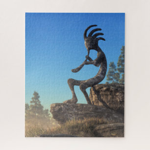 Kokopelli-standbeeld Legpuzzel
