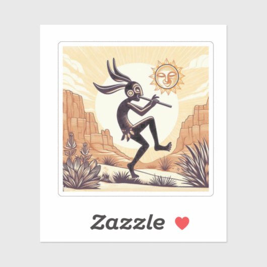 Kokopelli Sticker (Vel)