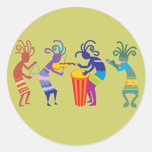 Kokopelli Stickers (Voorkant)