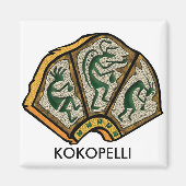 Kokopelli Stone Magneet (Voorkant)