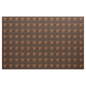 Kokopelli Sun Southwest Desert Rustic Brown Stof (Yard (91,4 cm))